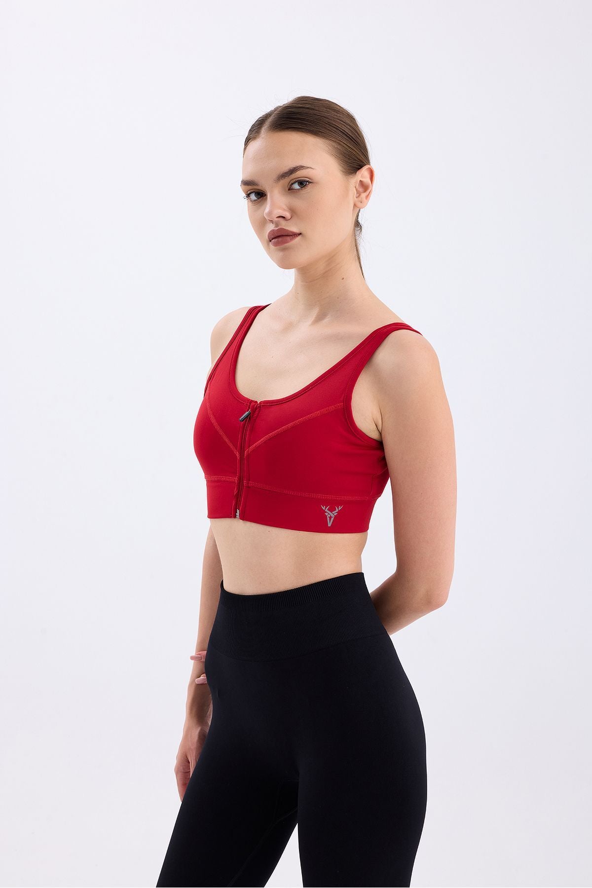 Fermuarlı Sporcu Büstiyeri