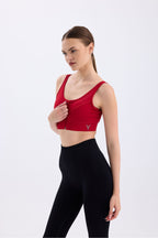 Fermuarlı Sporcu Büstiyeri