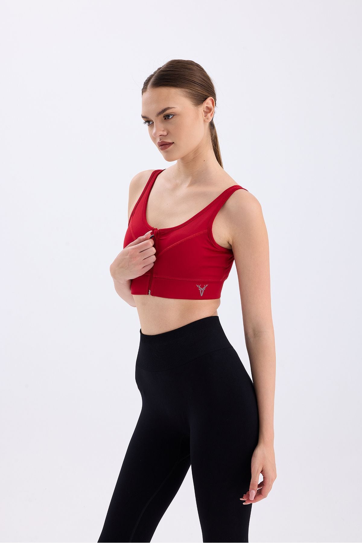 Fermuarlı Sporcu Büstiyeri