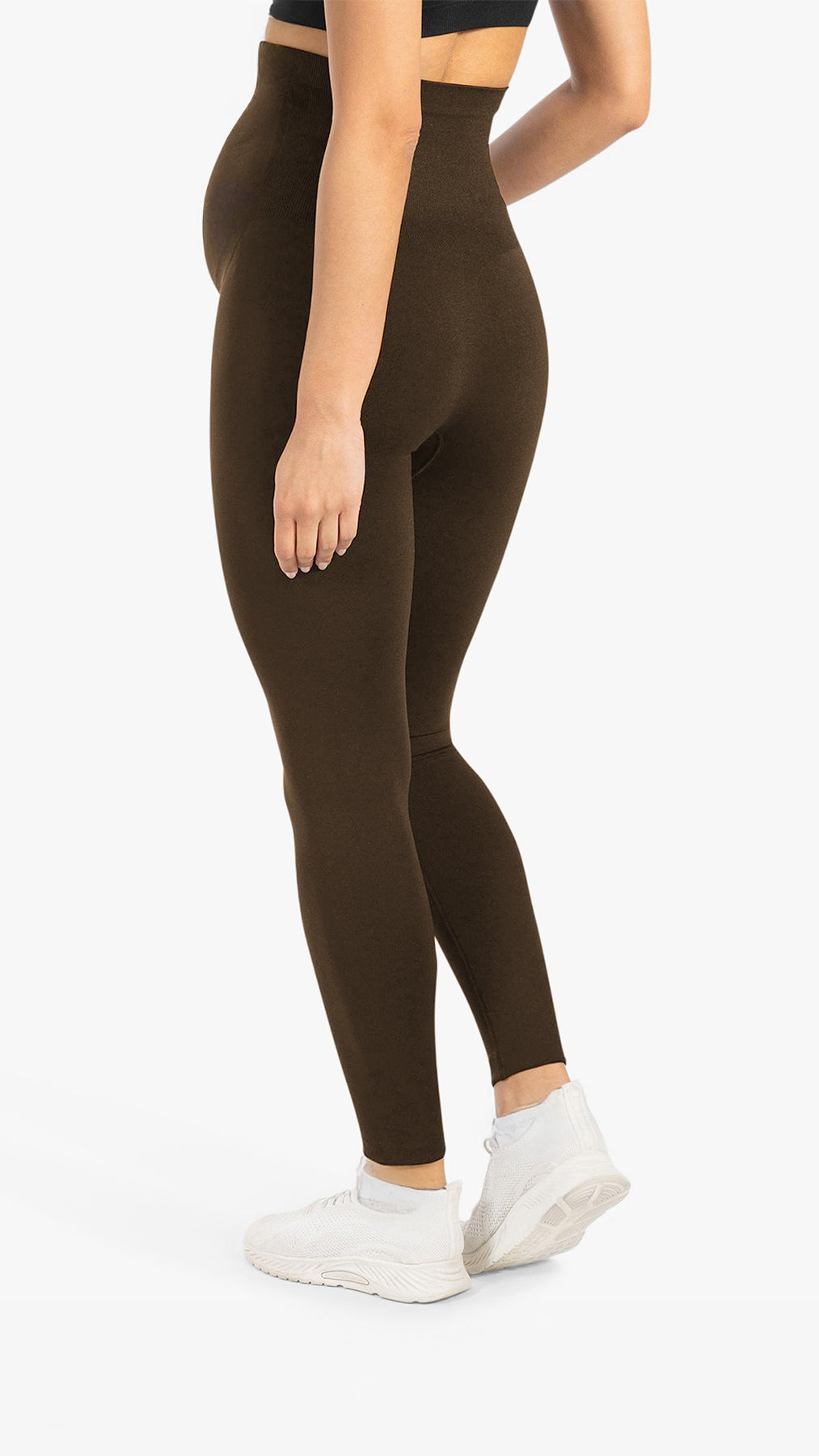 BLOOMAR Karın Destekli Seamless Hamile Taytı Kahve