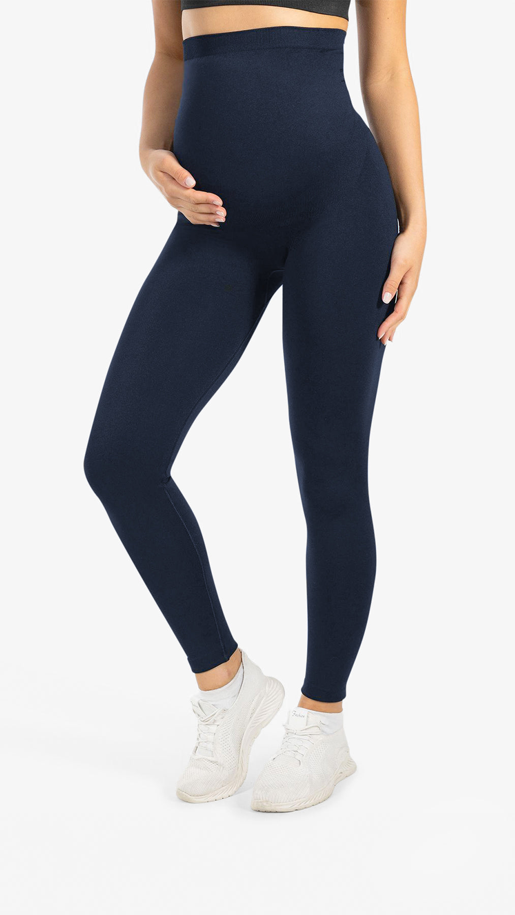 BLOOMAR Karın Destekli Seamless Hamile Taytı Lacivert