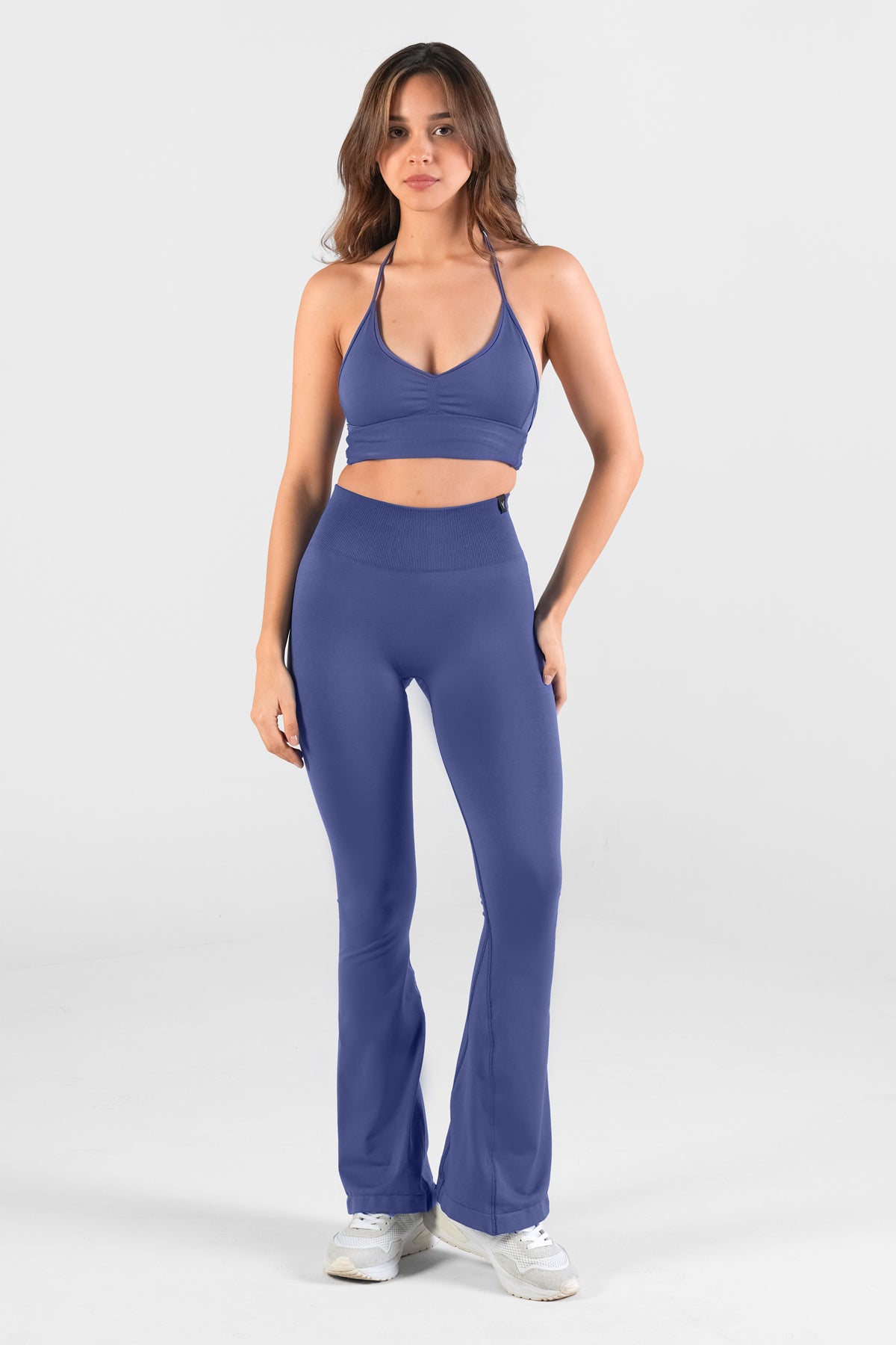 Kadın Seamless İspanyol Paça Yüksek Bel Toparlayıcı Spor Tayt