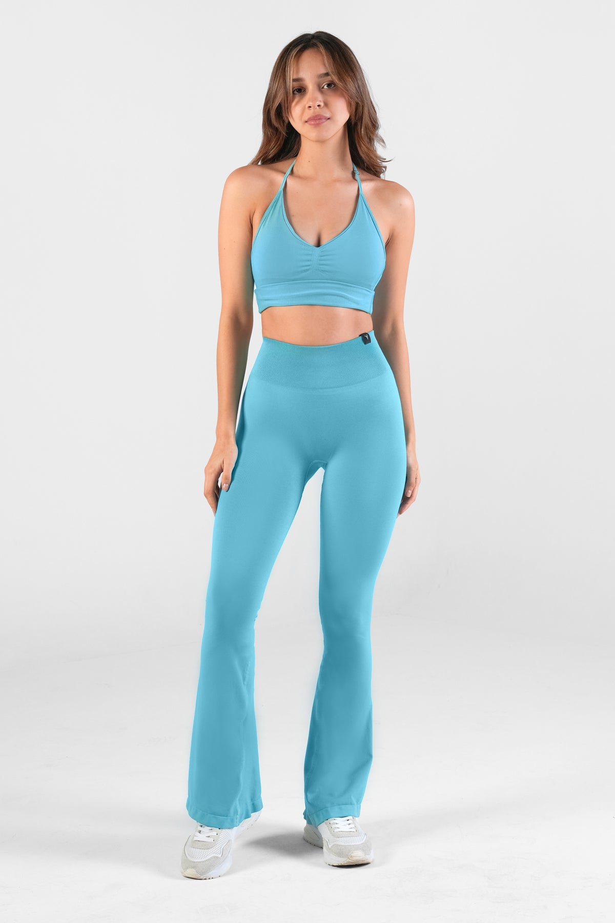 Kadın Seamless İspanyol Paça Yüksek Bel Toparlayıcı Spor Tayt