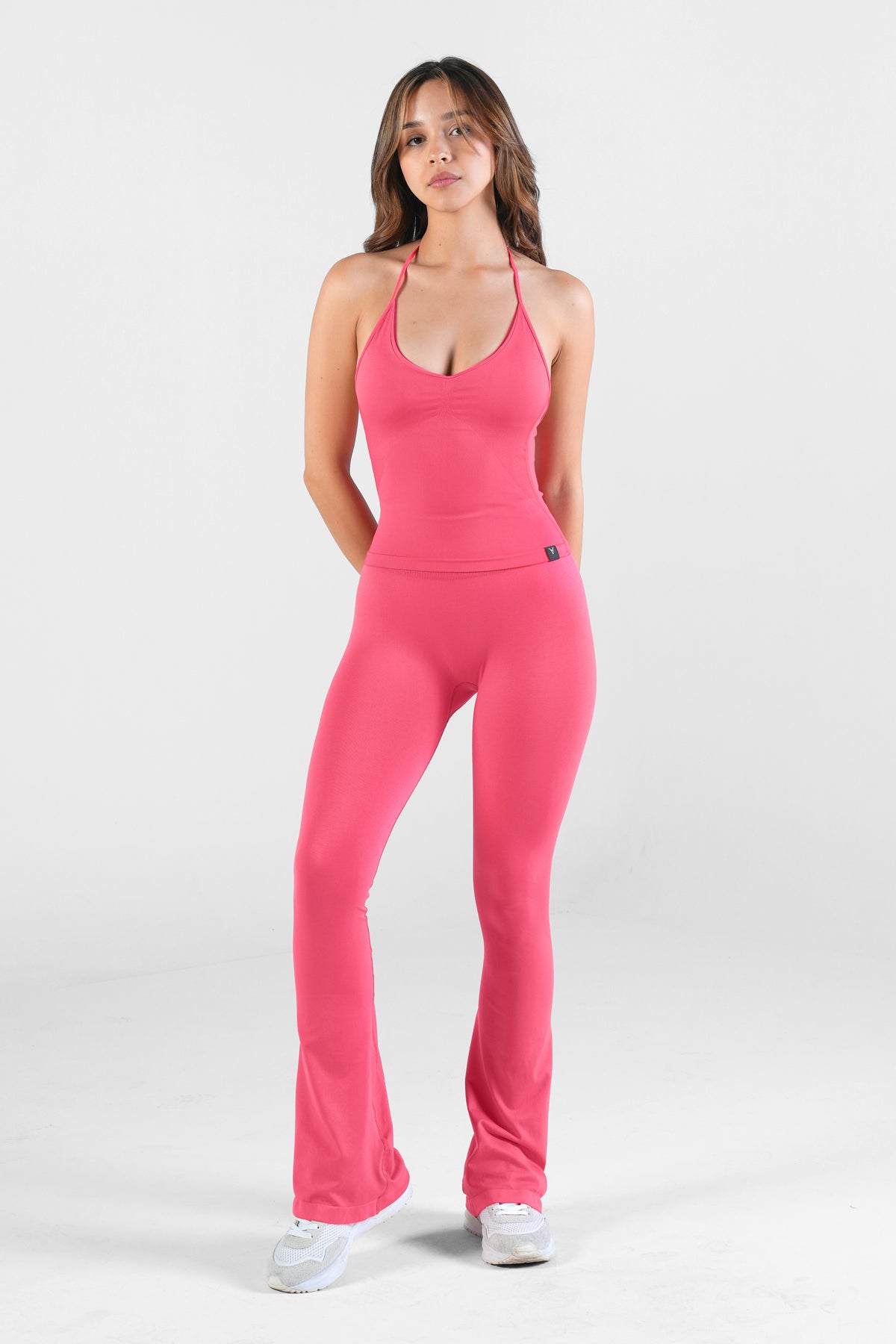 Kadın Seamless İspanyol Paça Yüksek Bel Toparlayıcı Spor Tayt