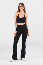 Kadın Seamless İspanyol Paça Yüksek Bel Toparlayıcı Spor Tayt