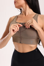 Fermuarlı Sporcu Büstiyeri