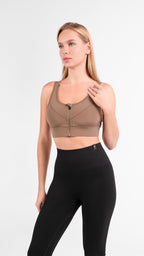 Fermuarlı Sporcu Büstiyeri