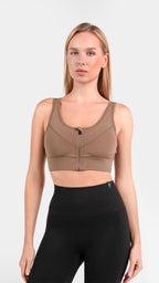 Fermuarlı Sporcu Büstiyeri